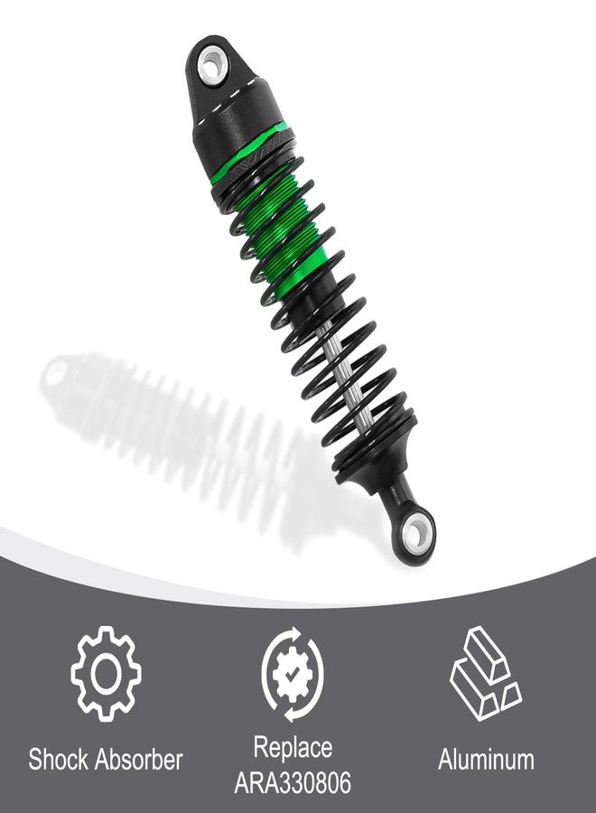 LRFHL RC Shock Absorber Set Aluminum Adjustable Shock Damper for Arrma 1/18 Granite Grom 1/16 Mojave Grom 1/14 Typhon Grom RC Truck Upgrade Parts (4PCS, Green) - Image 5